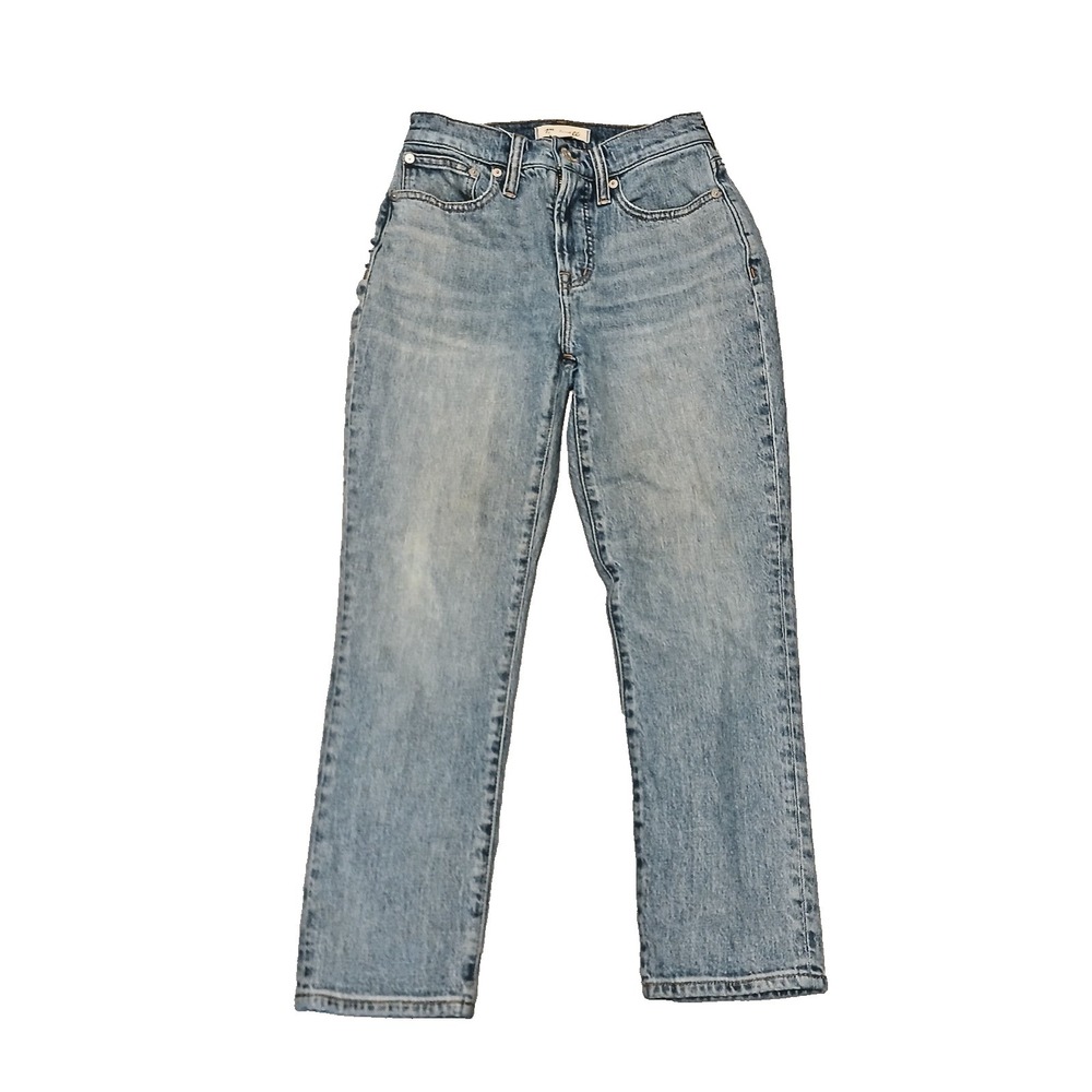 Madewell The Perfect Vintage Straight Jean Women's 24P Light Wash Denim Stretch